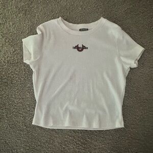True Religion White Crop Top